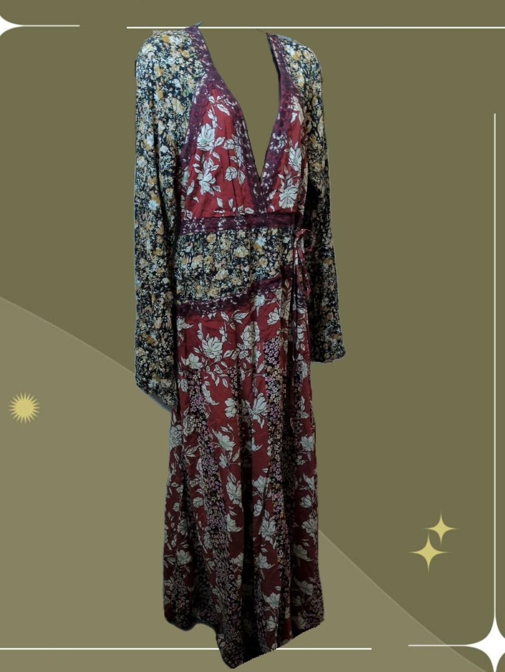 ✨Free People Tilda Wrap Dress size m